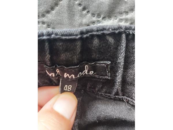 MS mode stretchy jeans zwart 48