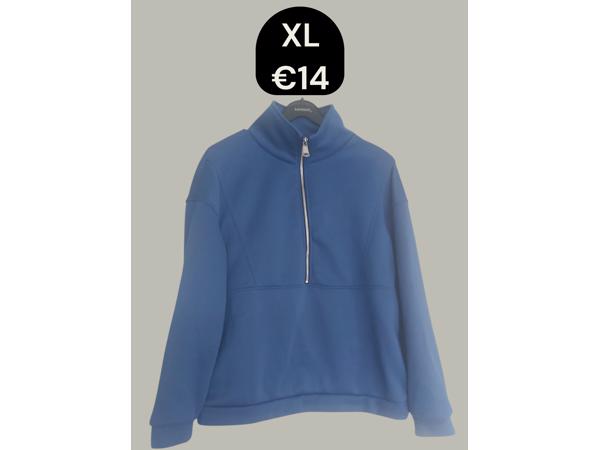 Joggingpak cobalt blauw XL