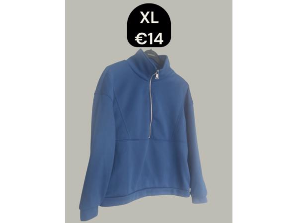 Joggingpak cobalt blauw XL