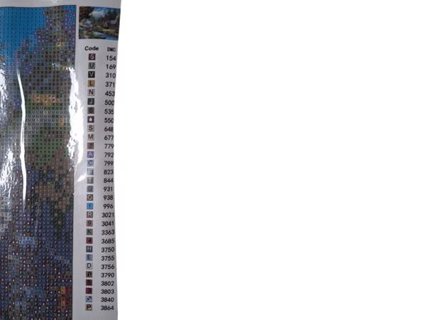 nr 37 Diamond Painting alpen huisje 50x40cm (vierkant)