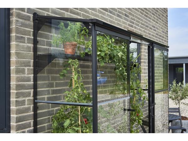 MUURKAS Qube LT 26, zwart, VG 3mm + PC 6 mm