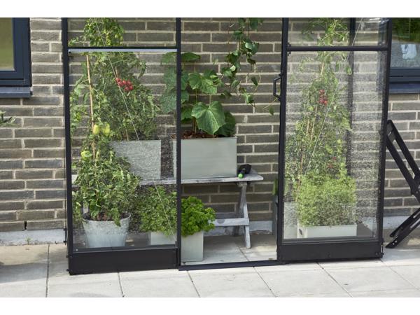 MUURKAS Qube LT 26, zwart, VG 3mm + PC 6 mm