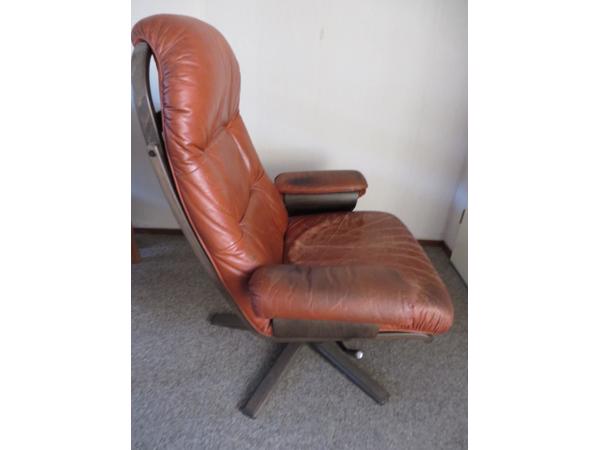 Leren fauteuil Old Wickman