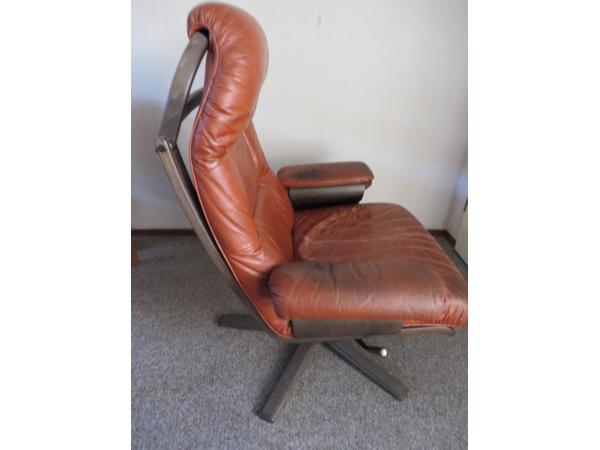 Leren fauteuil Old Wickman