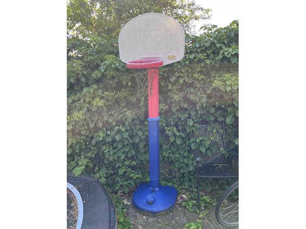 Basketbalnet met statief