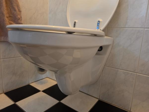 Toilet wit glanzend