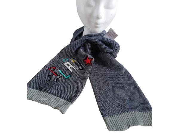 Winter kinder sjaal met de tekst play one size