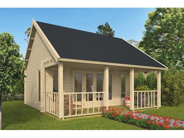Blokhut - Tuinhuis Olaug | 44 mm | vuren onbehandeld