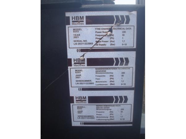 Autobanden motorbanden demonteer apparaat HBM