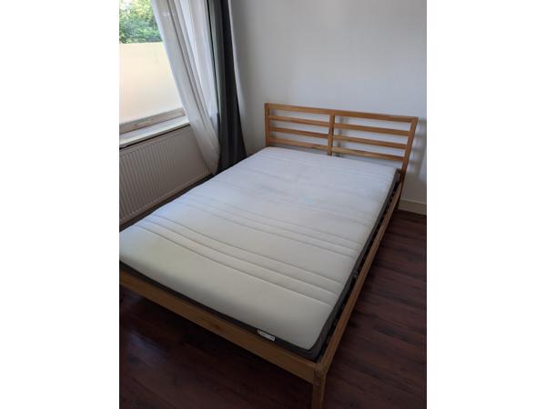 Double Bed (bedframe and mattress)