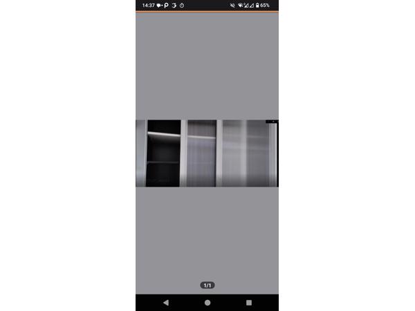 Kledingkast zwart met schuifdeuren kast