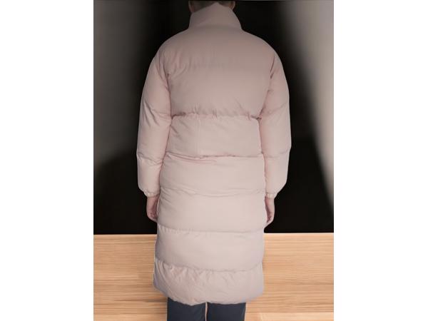 White Icy lange winterjas roze XS / 34 (Let op heeft 1 manke