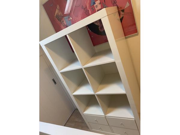 KALLAX Ikea kast 8 vakken wit