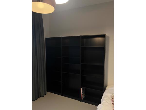 3 Boekenkasten zwart