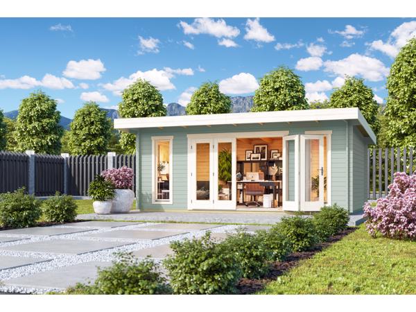 NIEUW Tuinhuis Sussex 2 + Bifold Door 2600X1957