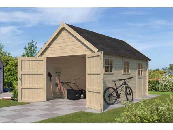NIEUW Houten garage 3611
