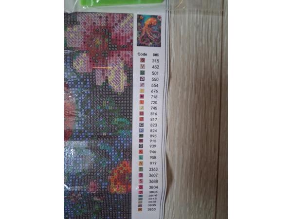 nr 81 Diamond Painting octopus 50x40cm (rond)