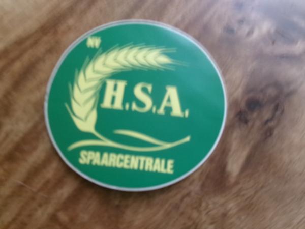 sticker H.S.A spaarcentrale