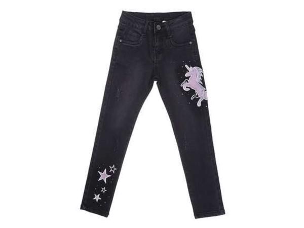 Seagull Wear - Stretchy - Skinny - jeans zwart Unicorn 164