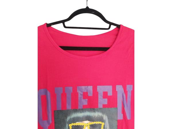 Shirt jurk Queen rood S