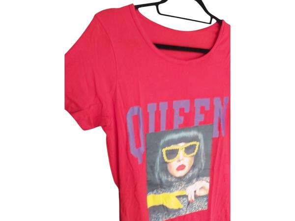 Shirt jurk Queen rood S