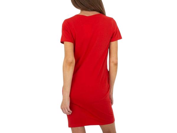 Shirt jurk Queen rood S