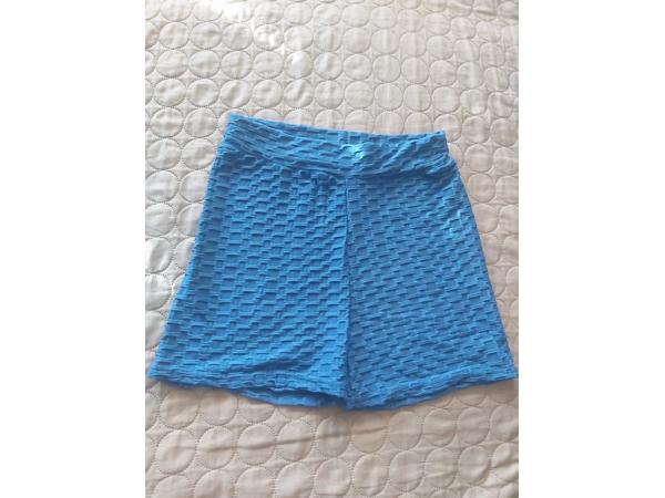 Stretchy korte broek blauw L/XL