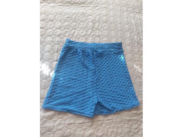 Stretchy korte broek blauw L/XL
