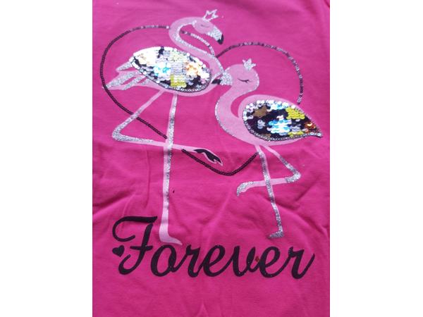 Seagull pullover flamingo's forever glitter 170/176