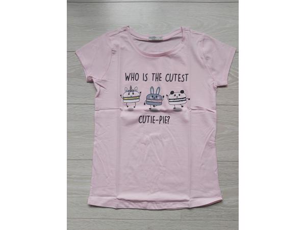 Glo-Story t-shirt cutest pie roze 158