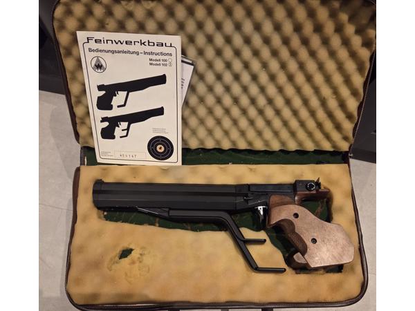 Diverse feinwerkbau wedstrijdpistolen