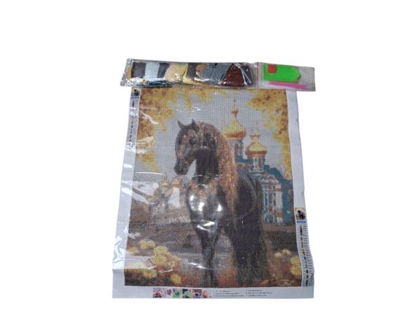 nr 60 Diamond Painting paard paleis 50x40cm (vierkant)
