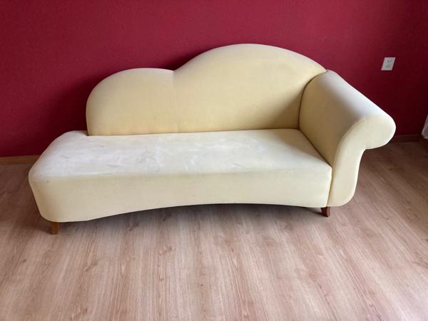 Gele loungebank/sofa