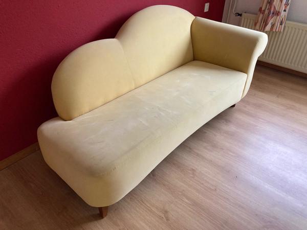 Gele loungebank/sofa