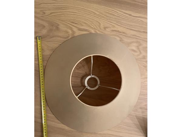 lampen kap 2x beige