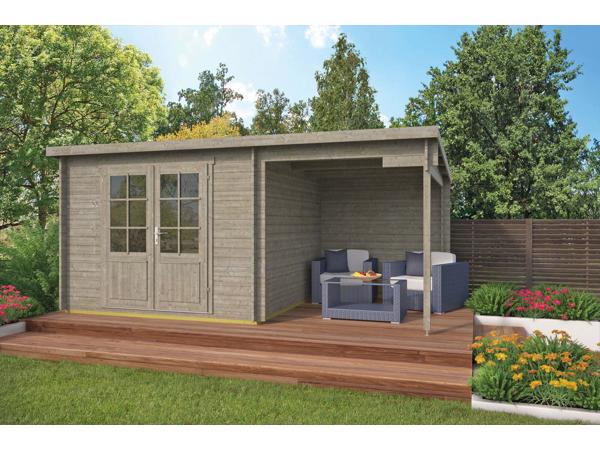 Blokhut - Tuinhuis Dora | 28 mm | vuren onbehandeld