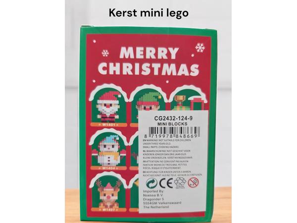 Kerst blokken speel set arren slee - cadeau tip - klein form