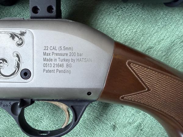 Hatsan Galatian II in kaliber 5,5 mm Pcp luchtbuks