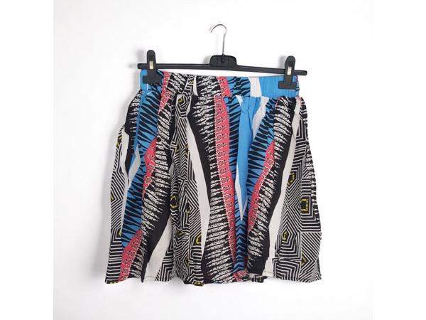 Zomer rok blauw roze S/M