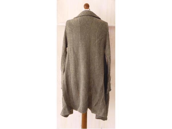 Gebreide poncho / vest lange mouwen 1 maat 36/40 (nieuw)