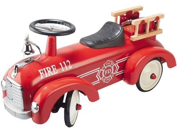 Retro Roler Speedser Sam - loopauto Brandweer