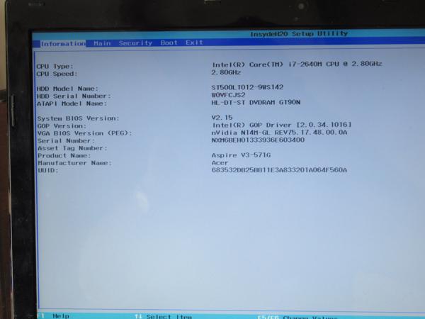 acer aspire v3 571     i7