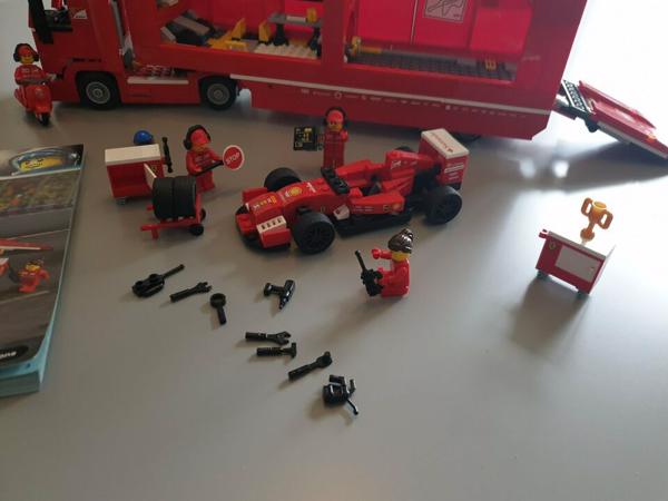 Lego Ferrari truck set