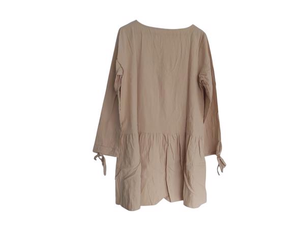 100% katoenen jurk beige L/40
