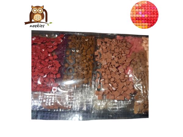 nr 32 Diamond Painting Kust strandhuis 40x50cm (vierkant)