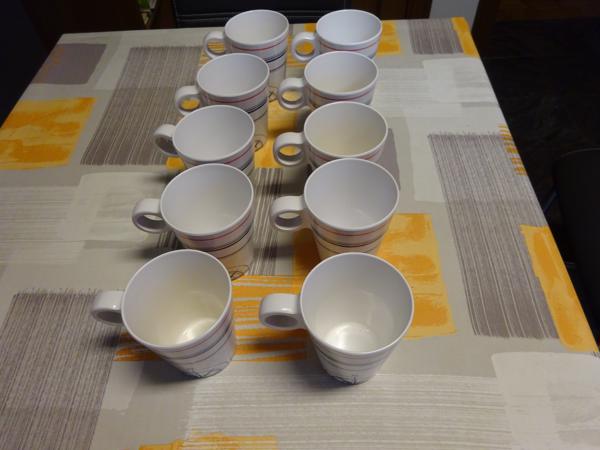 Tassen  soepborden en Borden