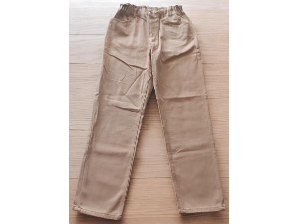 Jeans beige perzik kleur recht model L