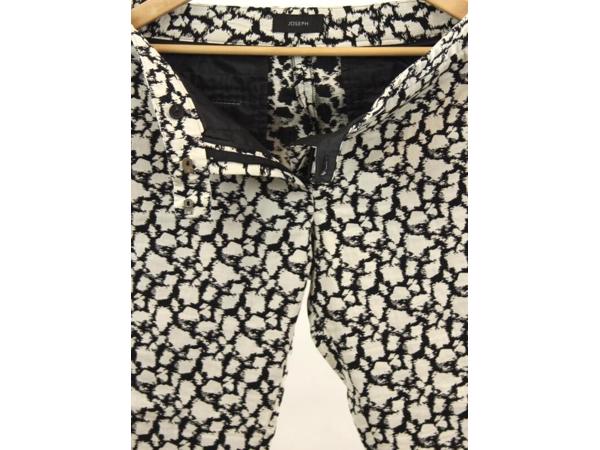 Broek met pantermotief in wit/zwart Joseph mt38