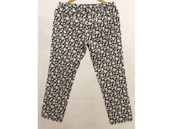 Broek met pantermotief in wit/zwart Joseph mt38