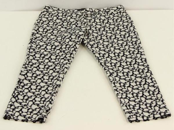 Broek met pantermotief in wit/zwart Joseph mt38